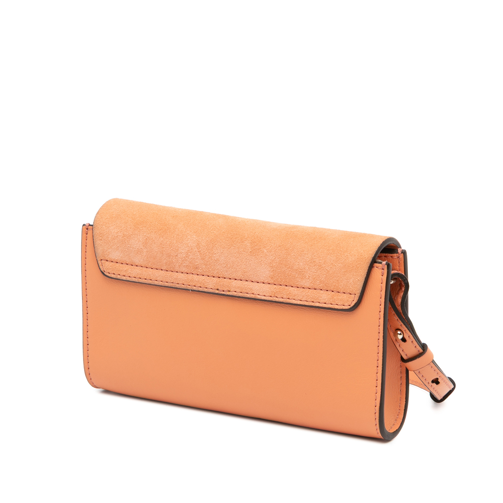 Pre-Loved Chloé Small Suede and Calfskin Faye Crossbody - Picture 2 of 11